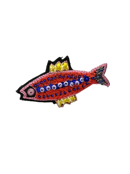 Yellow Fin Sardine Brooch