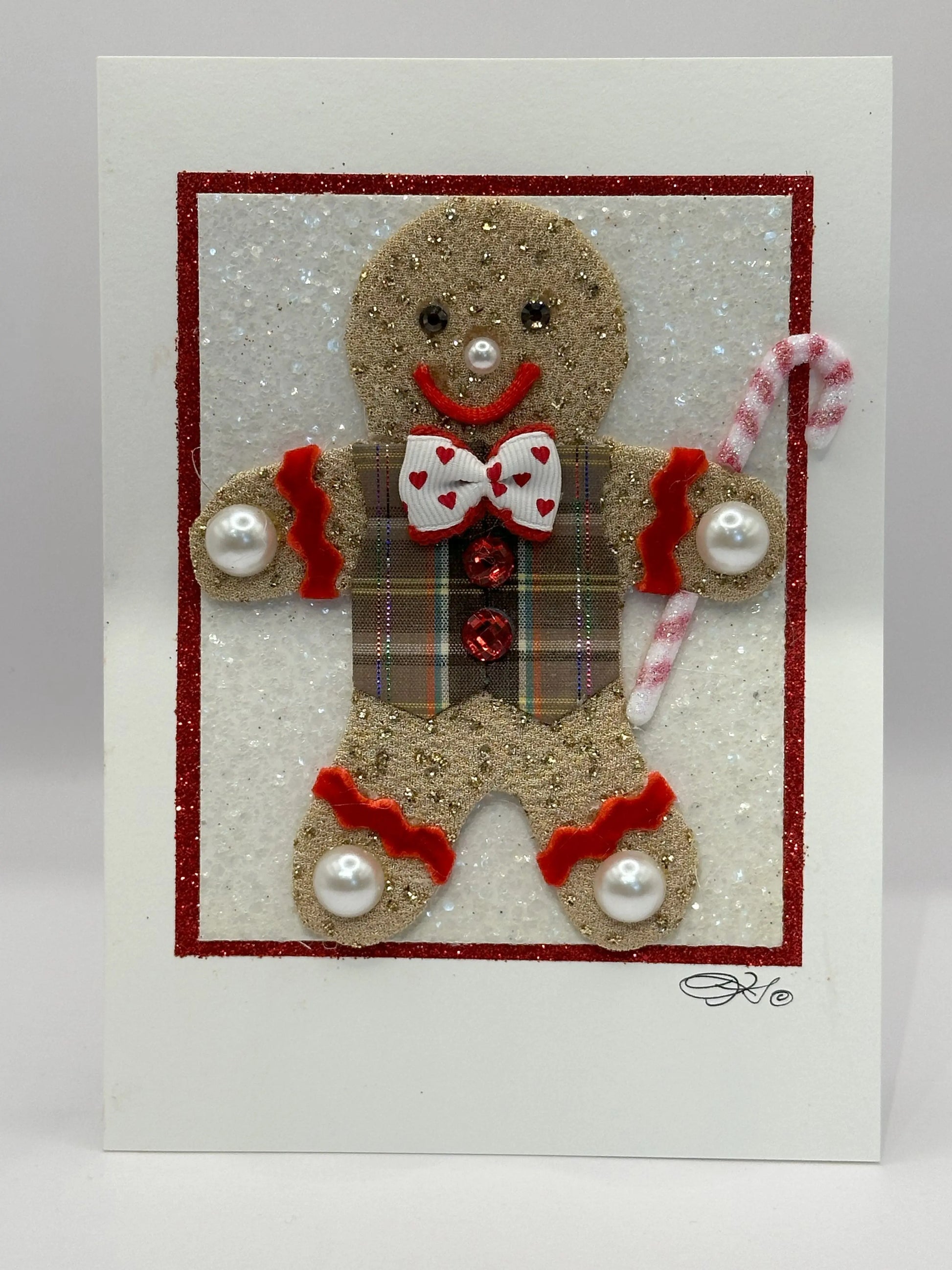 Gingerbread Man Christmas Card