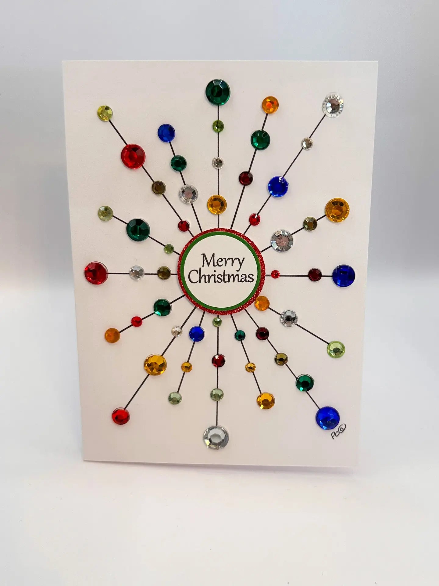 Merry Christmas Starburst Card