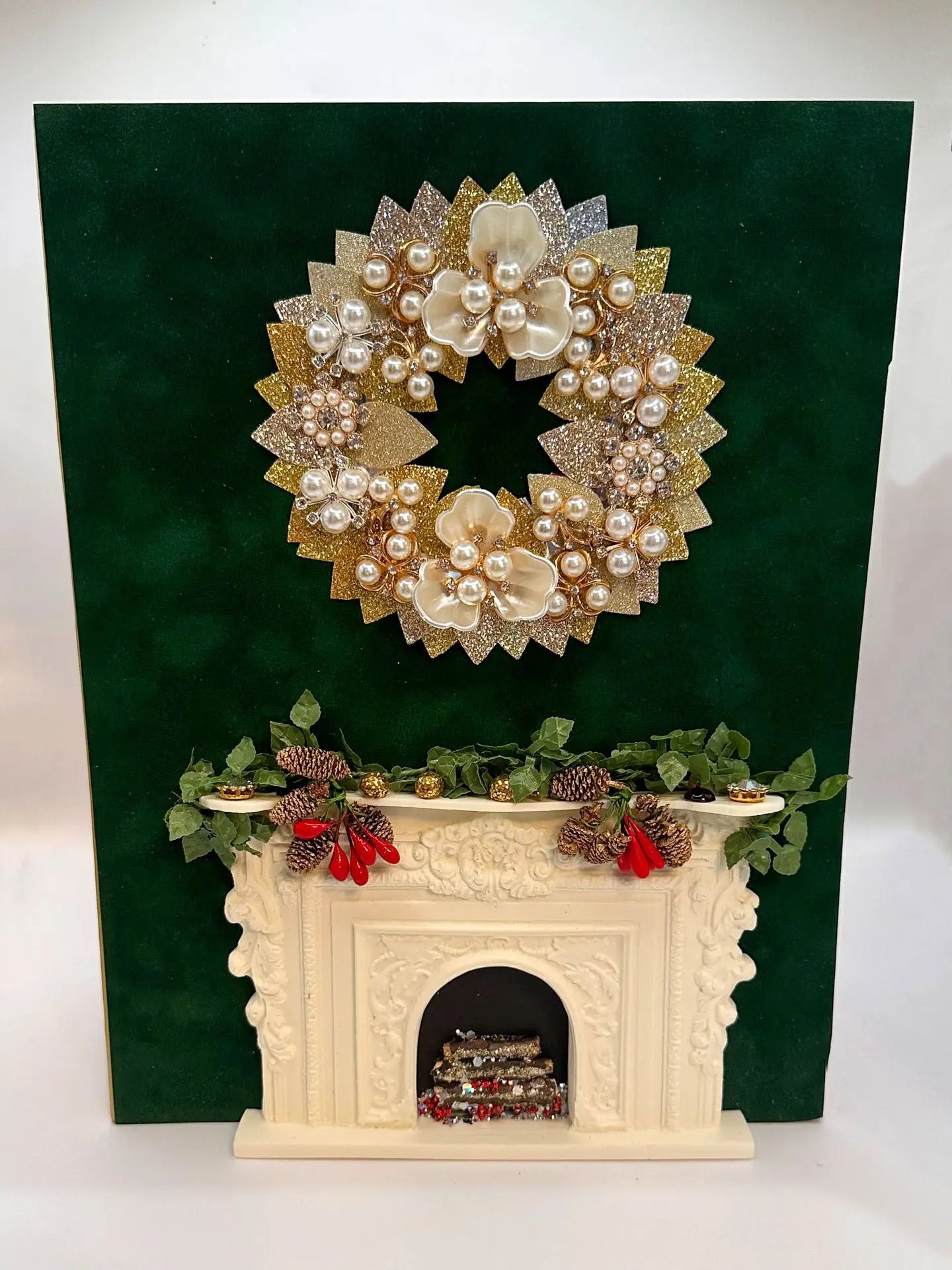 Christmas Fireplace Card