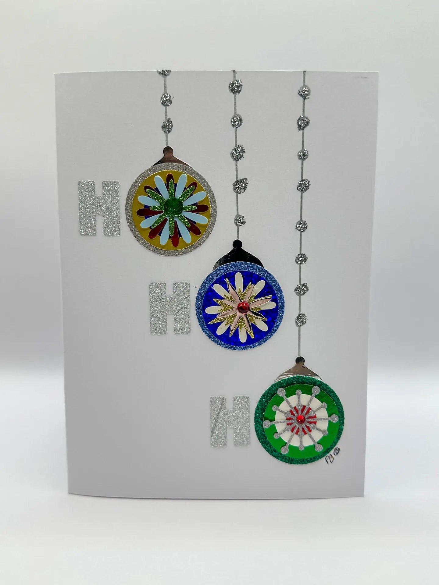 Ho Ho Ho Ornament Christmas Card