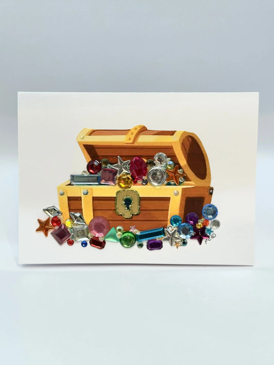 Treasure Chest Greeting Card