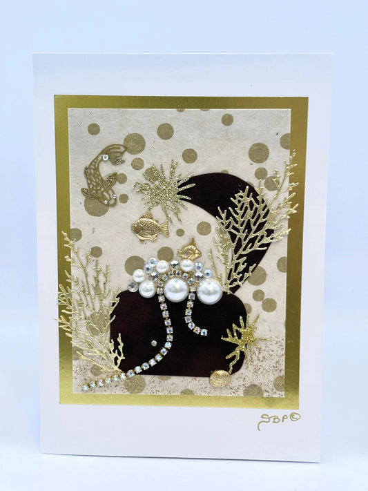 Under-the-sea Treasure Crown Greeting Card