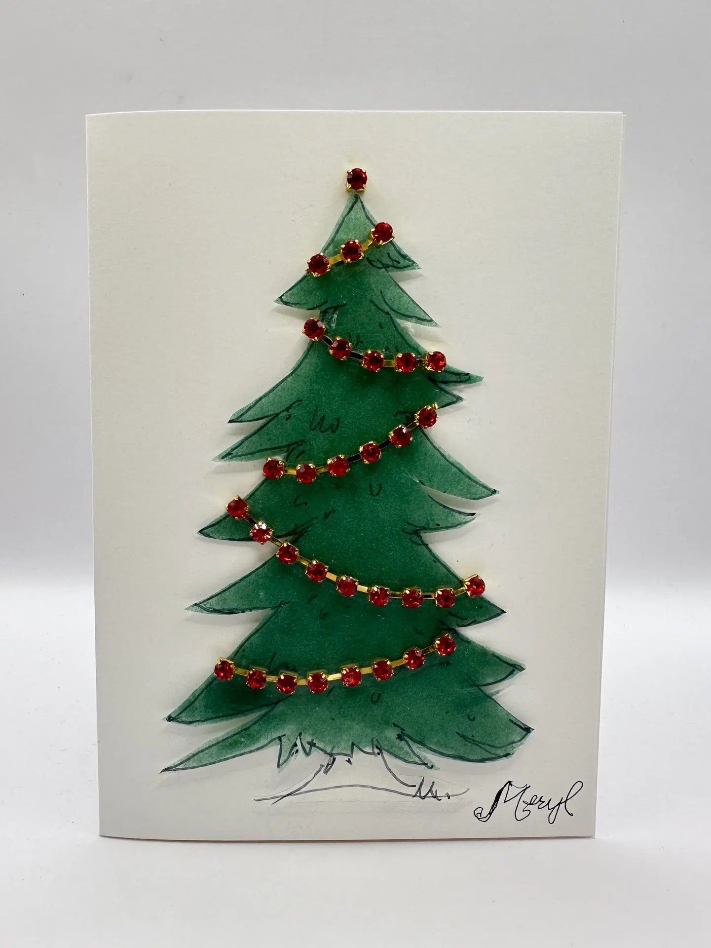 Evergreen Christmas Card