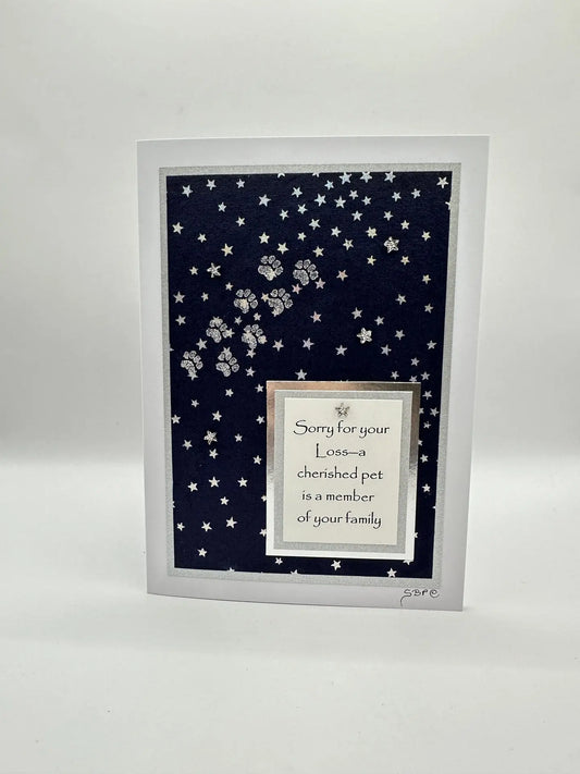 Starfield Pet Sympathy Card