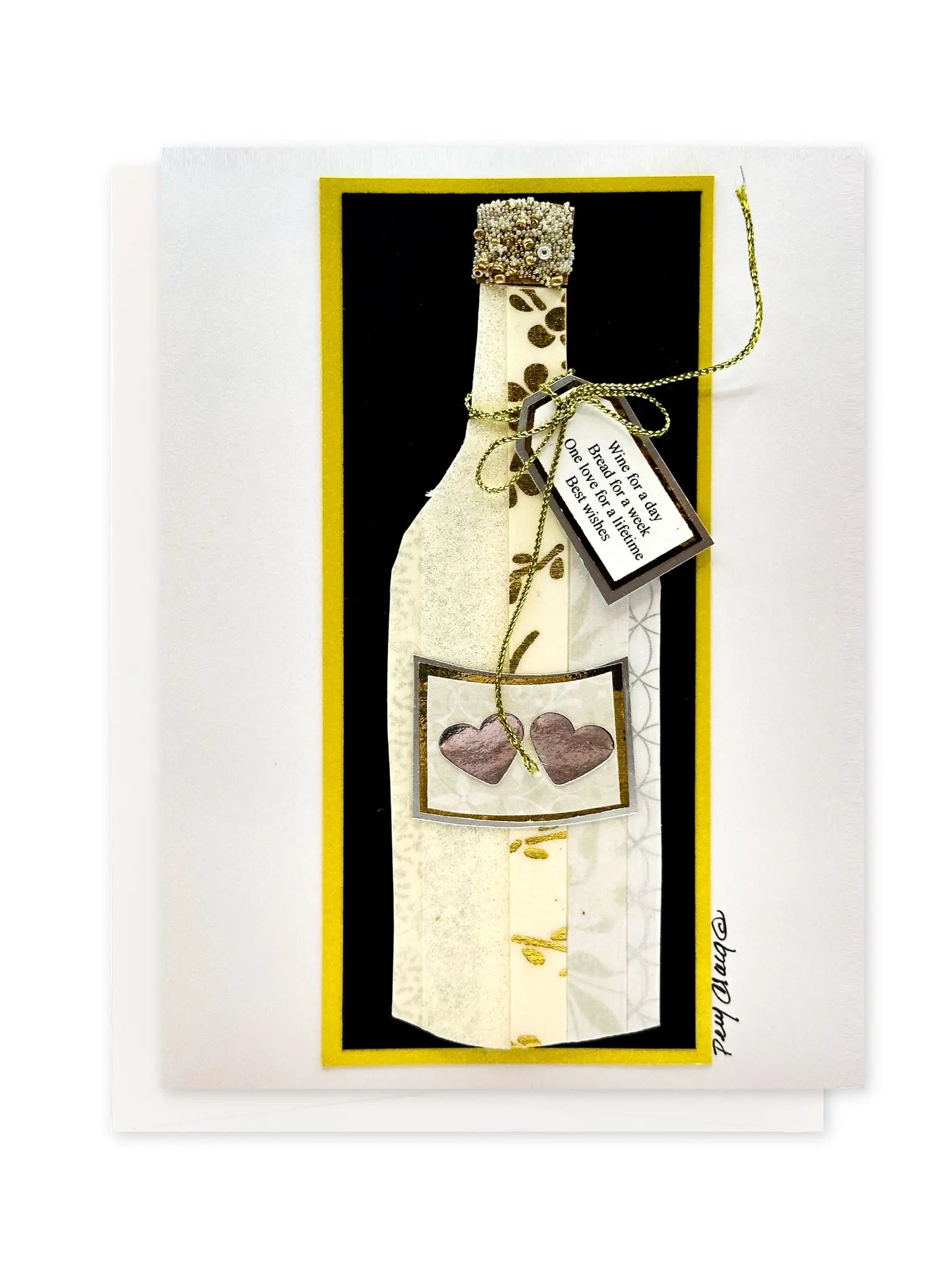 Bubbly Beginnings Wedding Card