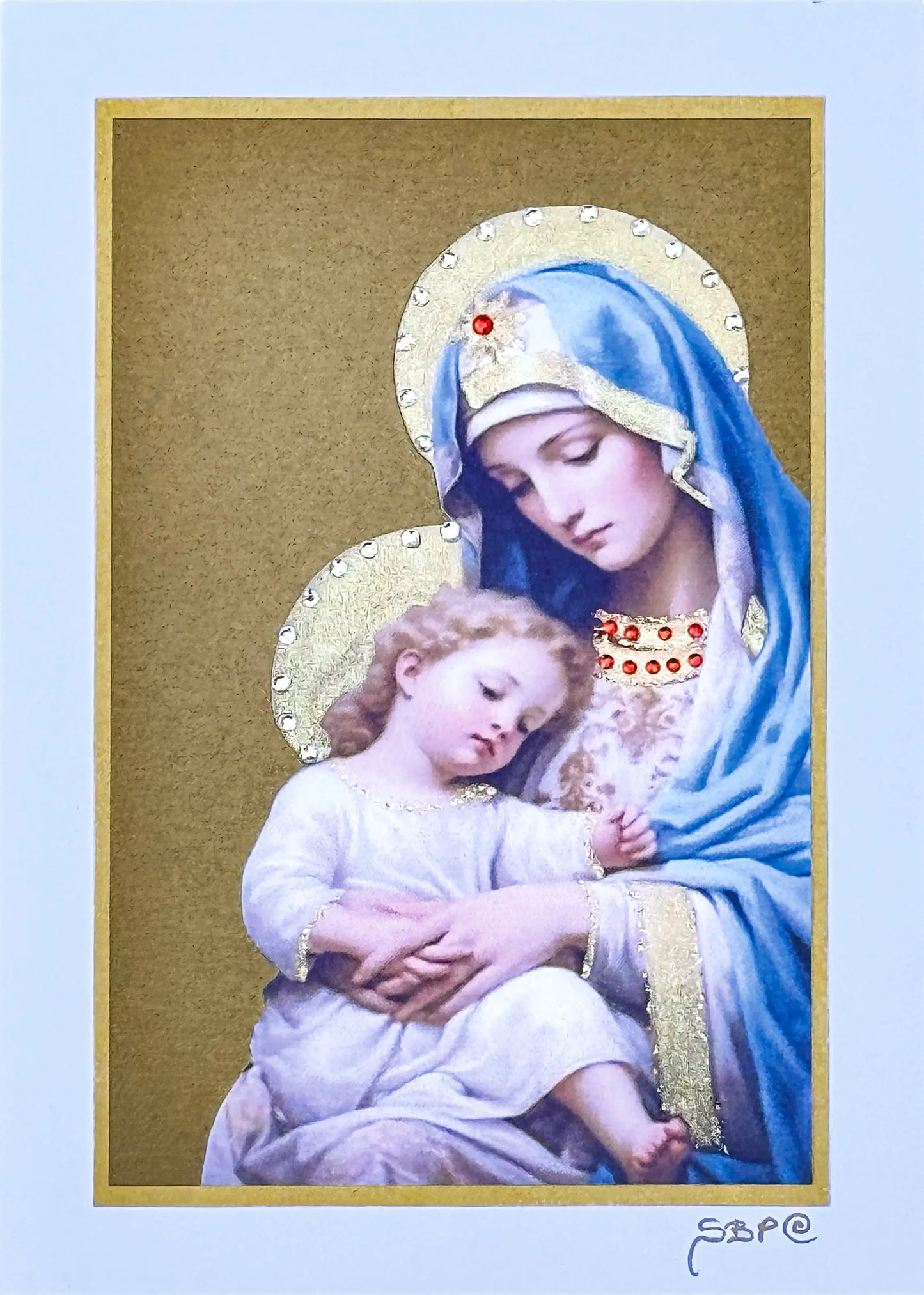 Madonna and Child 6 Christmas Card