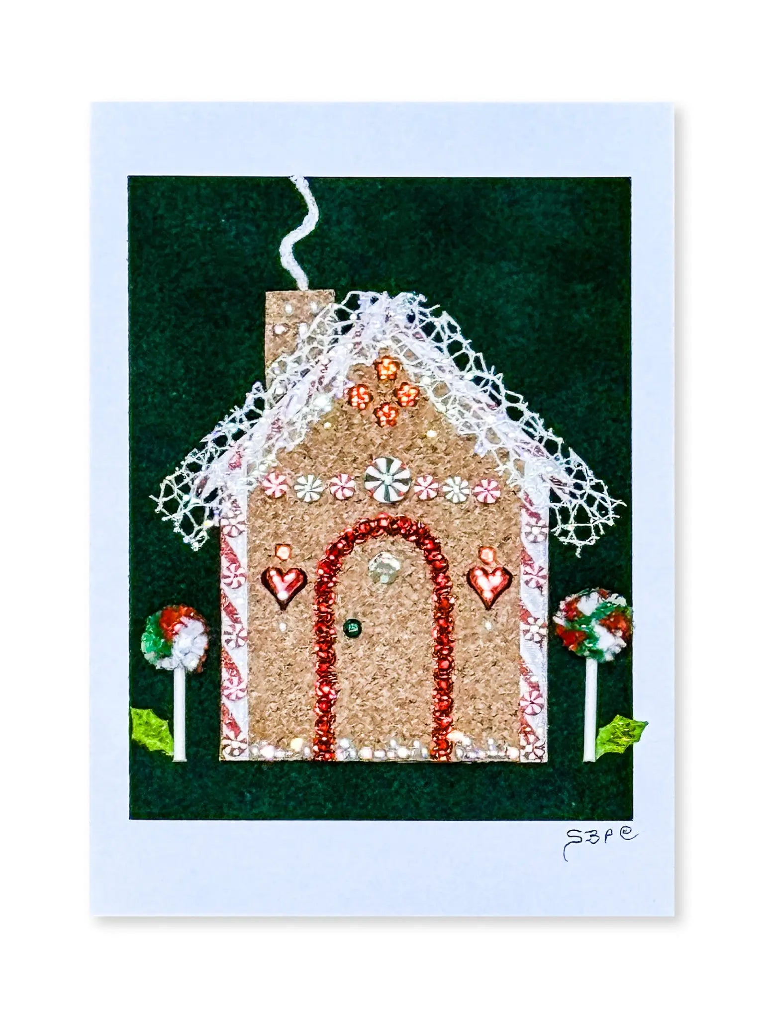 Gingerbread House Christmas Card