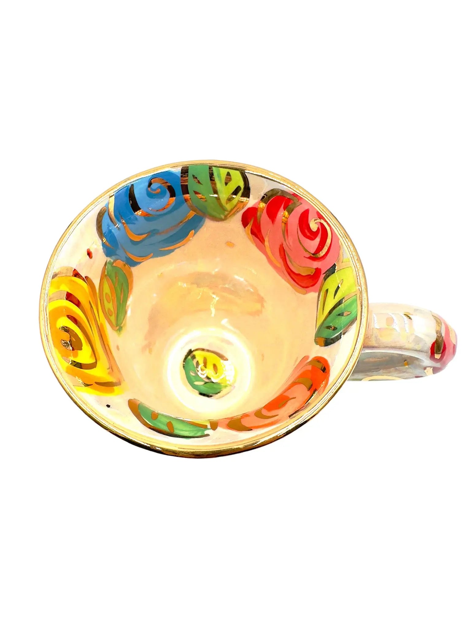 Ceramic Pastel Rose Mug