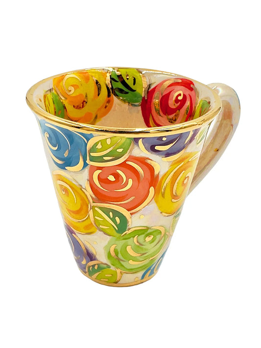 Ceramic Pastel Rose Mug