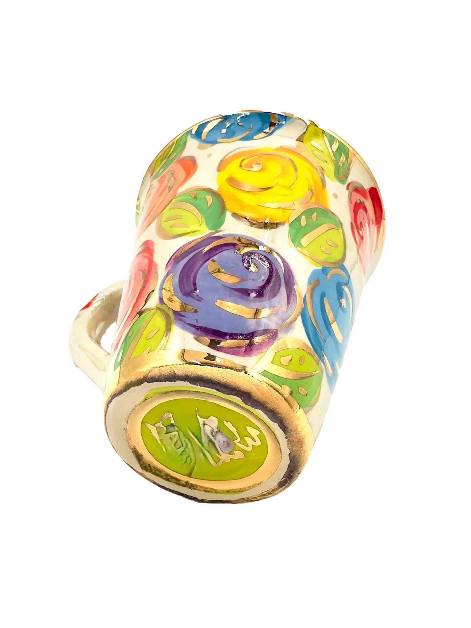 Ceramic Pastel Rose Mug