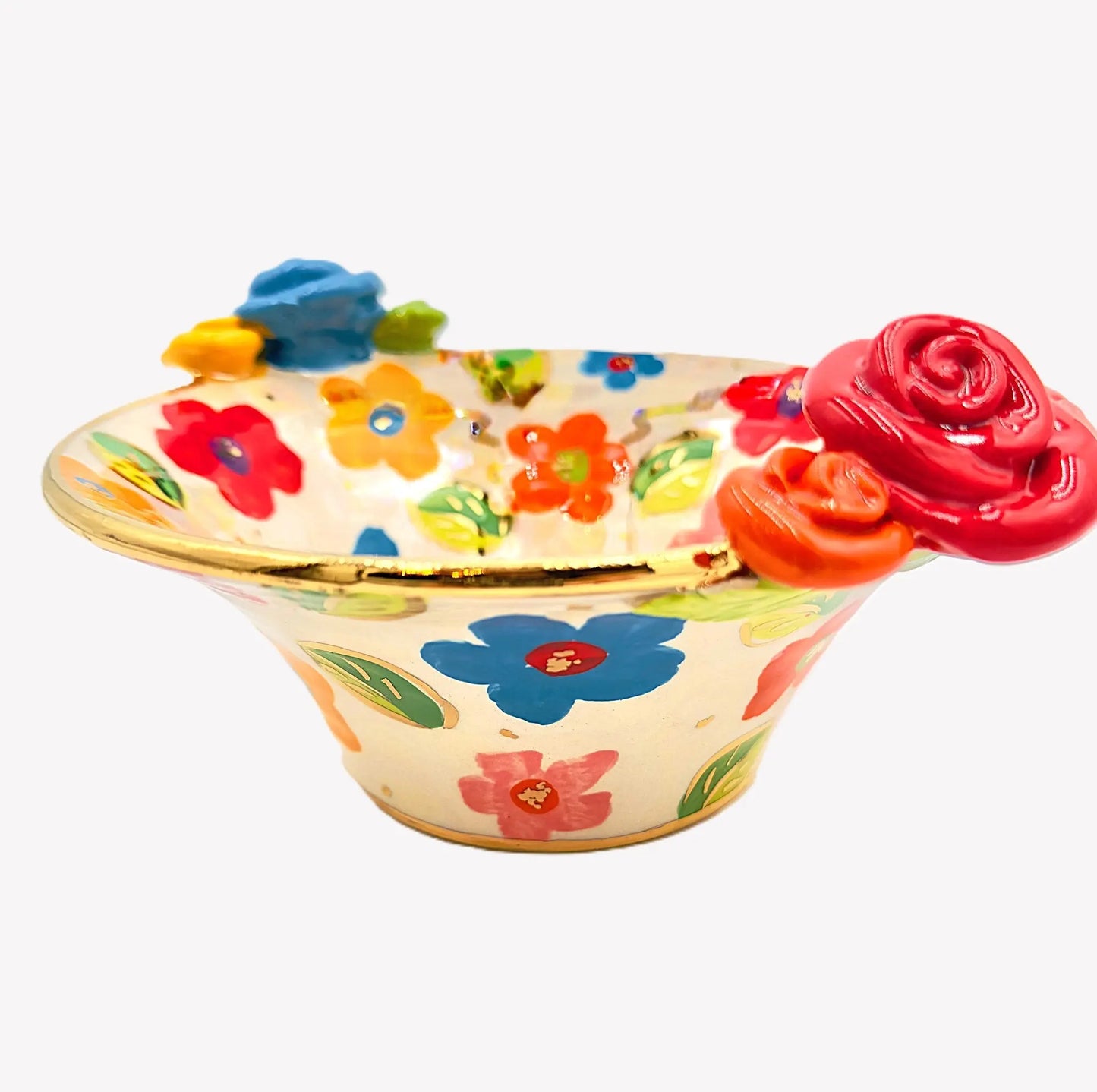Small Rose Candy Dish