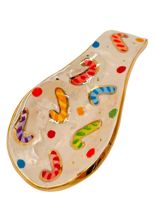 Candy Cane Spoon Rest