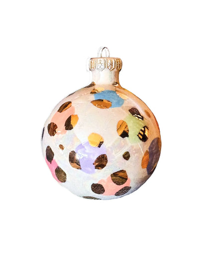 Multi Colored Leopard Ornament