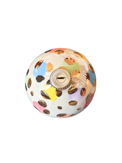 Multi Colored Leopard Ornament