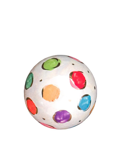 Multi Colored Polka Dot Ornament