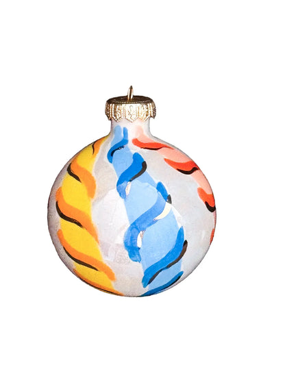 Multi Colored Candy Cane Stripe Ornament