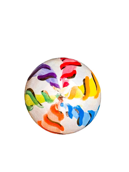 Multi Colored Candy Cane Stripe Ornament