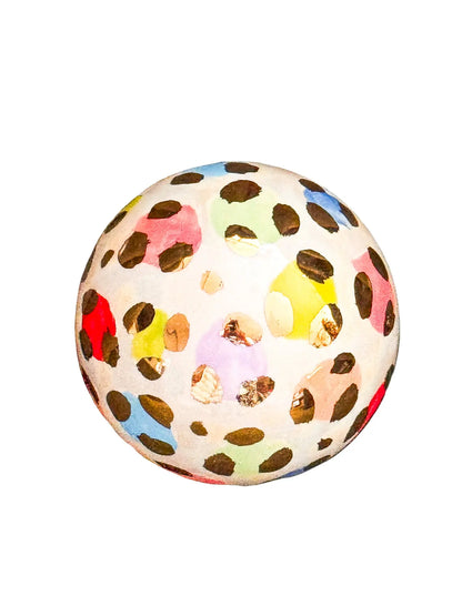 Multi Colored Leopard Ornament - Large