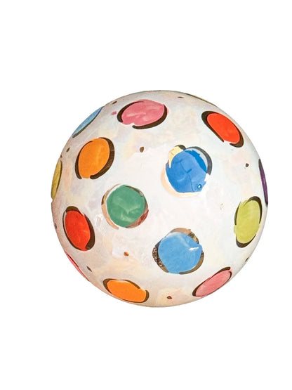 Multi Colored Large Polka Dot Ornament