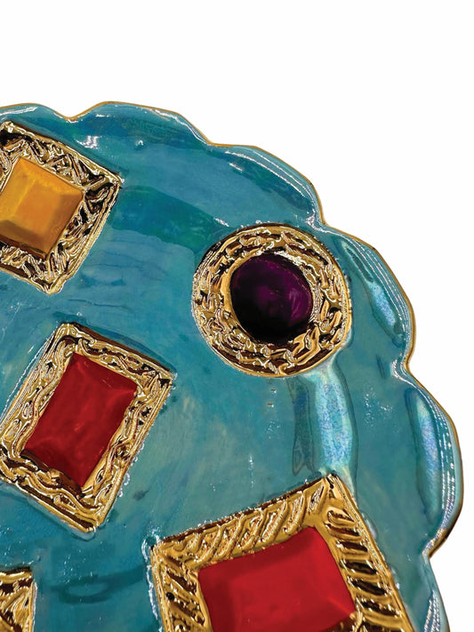 Royal Jewels Dish 1, Blue