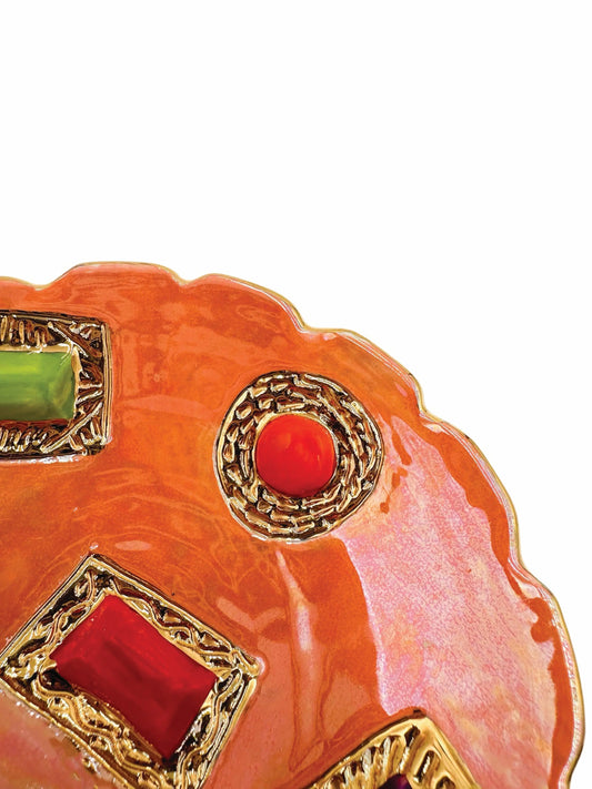 Royal Jewels Dish, Coral