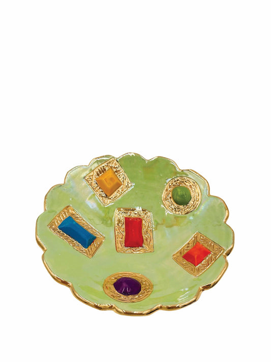 Royal Jeweled Dish, Mint