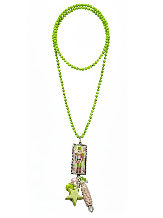 "Sugar Plum Twist" Nutcracker Pendant Necklace