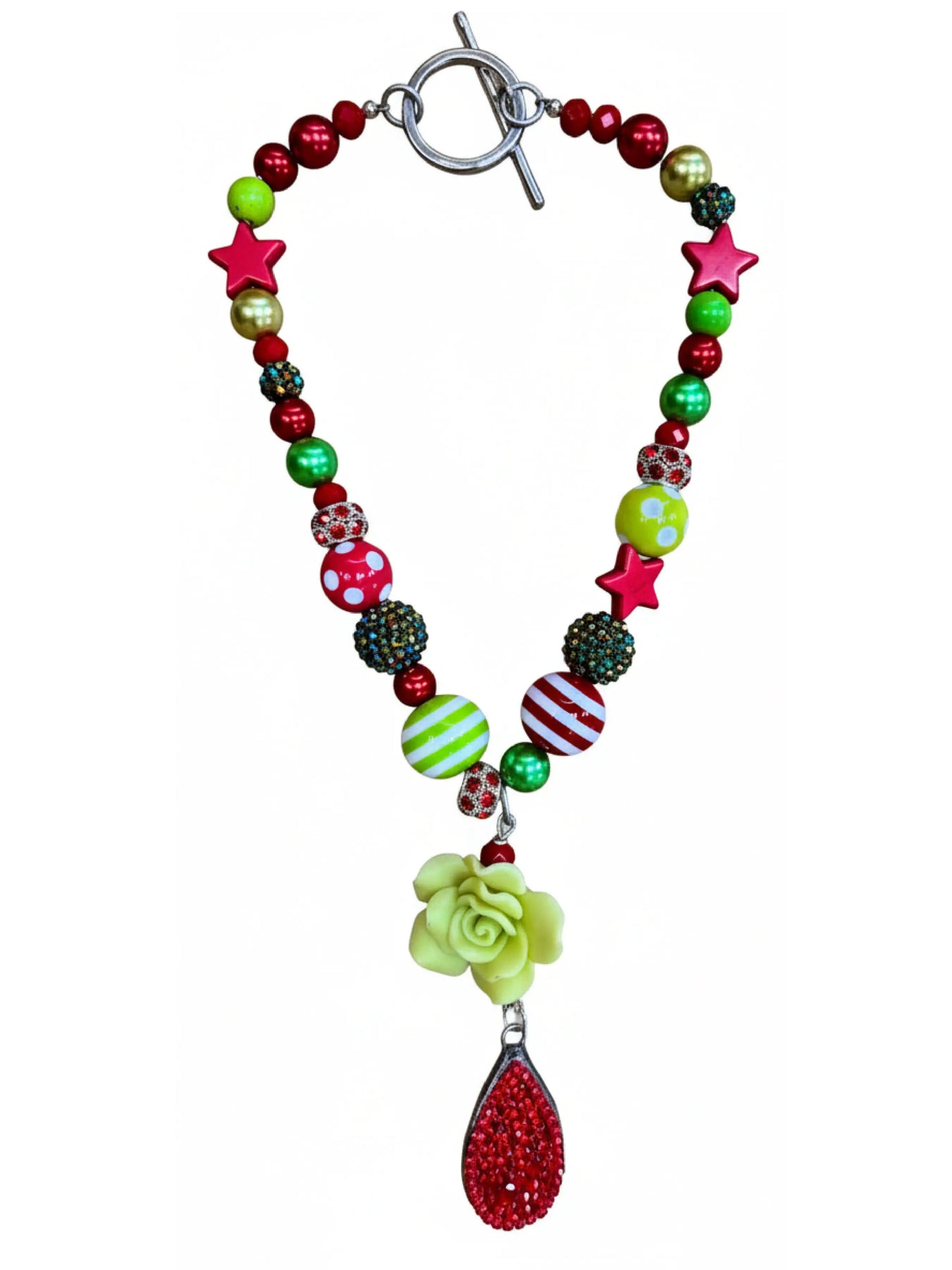 "Holiday Bloom" Swarovski Crystal Necklace