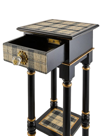 Mad For Plaid Tiny Table
