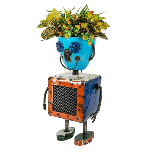 Barnyard Garden Robot Planter
