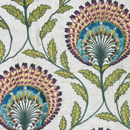 Tavus Throw – Multi | Ottoman-Inspired Embroidered Blanket