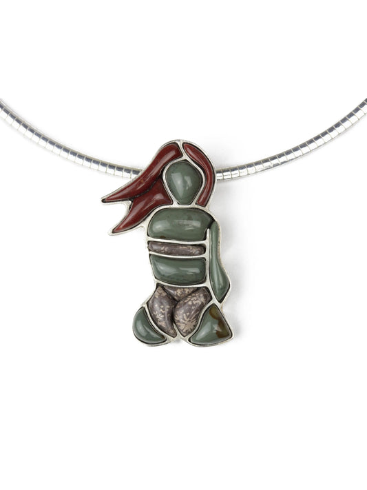 Over-the-Shoulder Glance Pendant Necklace