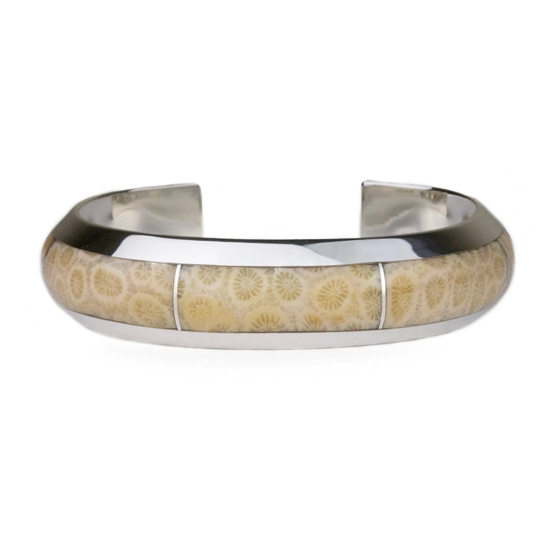 Agatized Coral Cuff