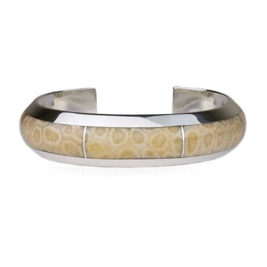 Agatized Coral Cuff