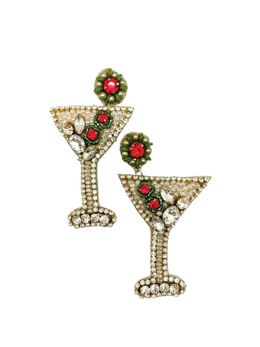 "Shaken & Stirred" Martini Earrings