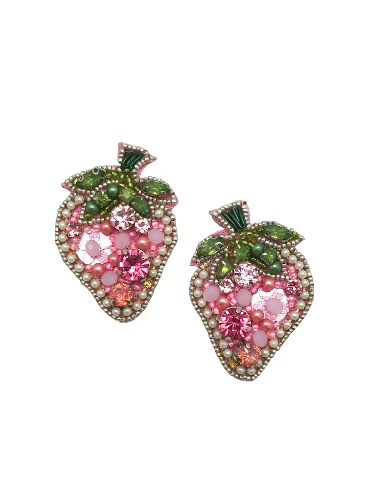 "Sweet Summer" Strawberry Studs