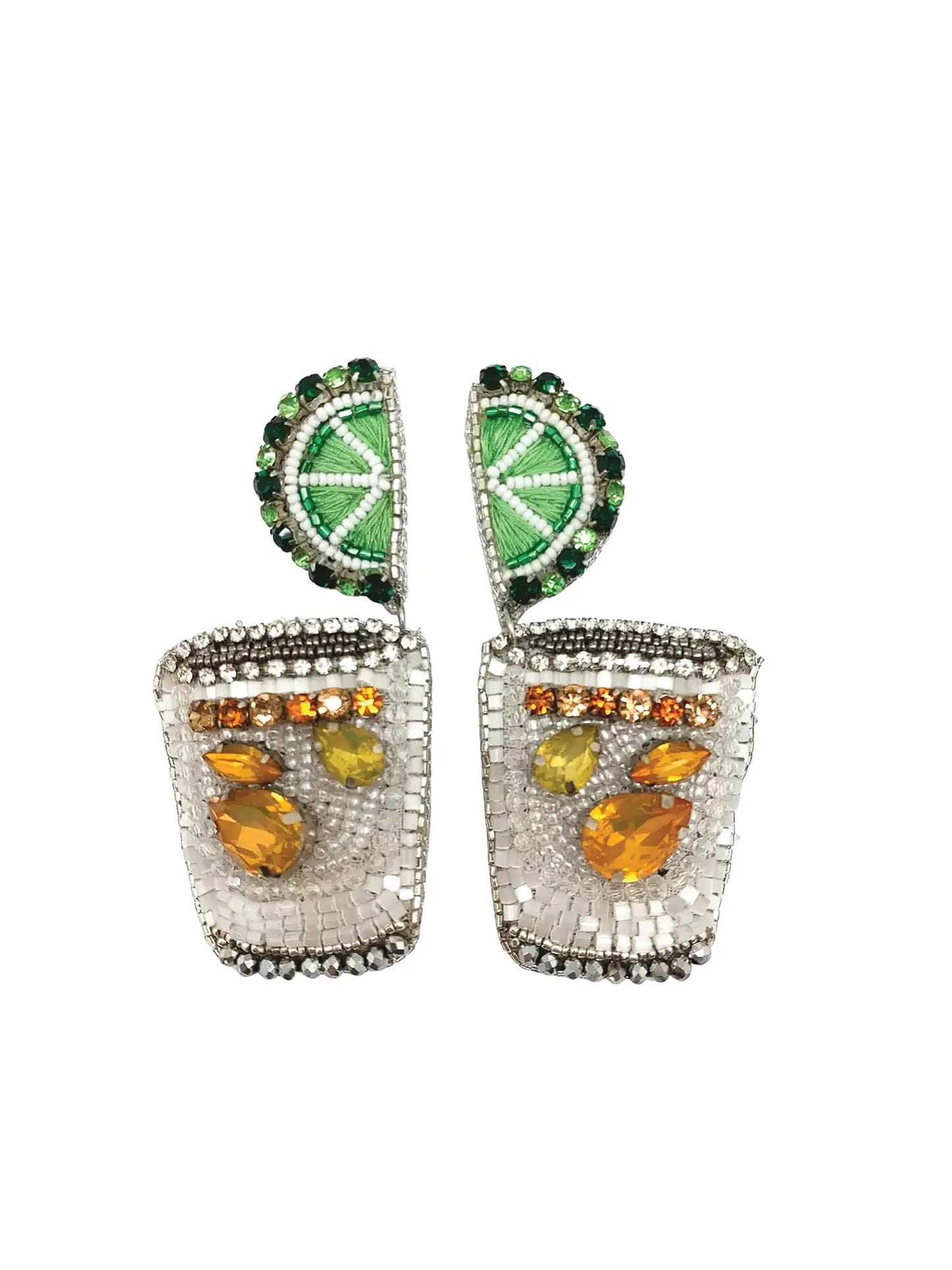 "Salt & Lime" Tequila Shot Earrings