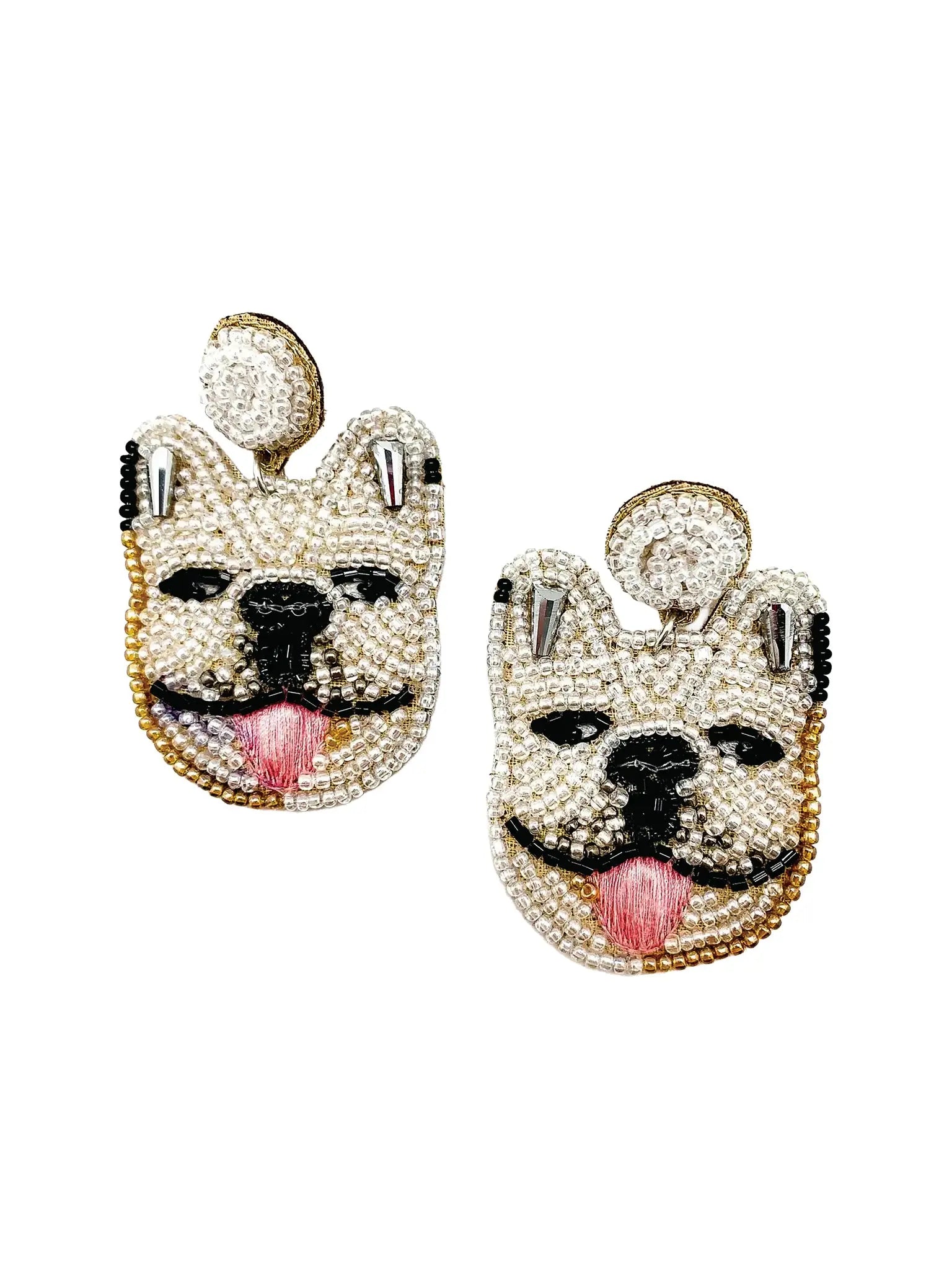 "the English Gent" Bulldog Earrings