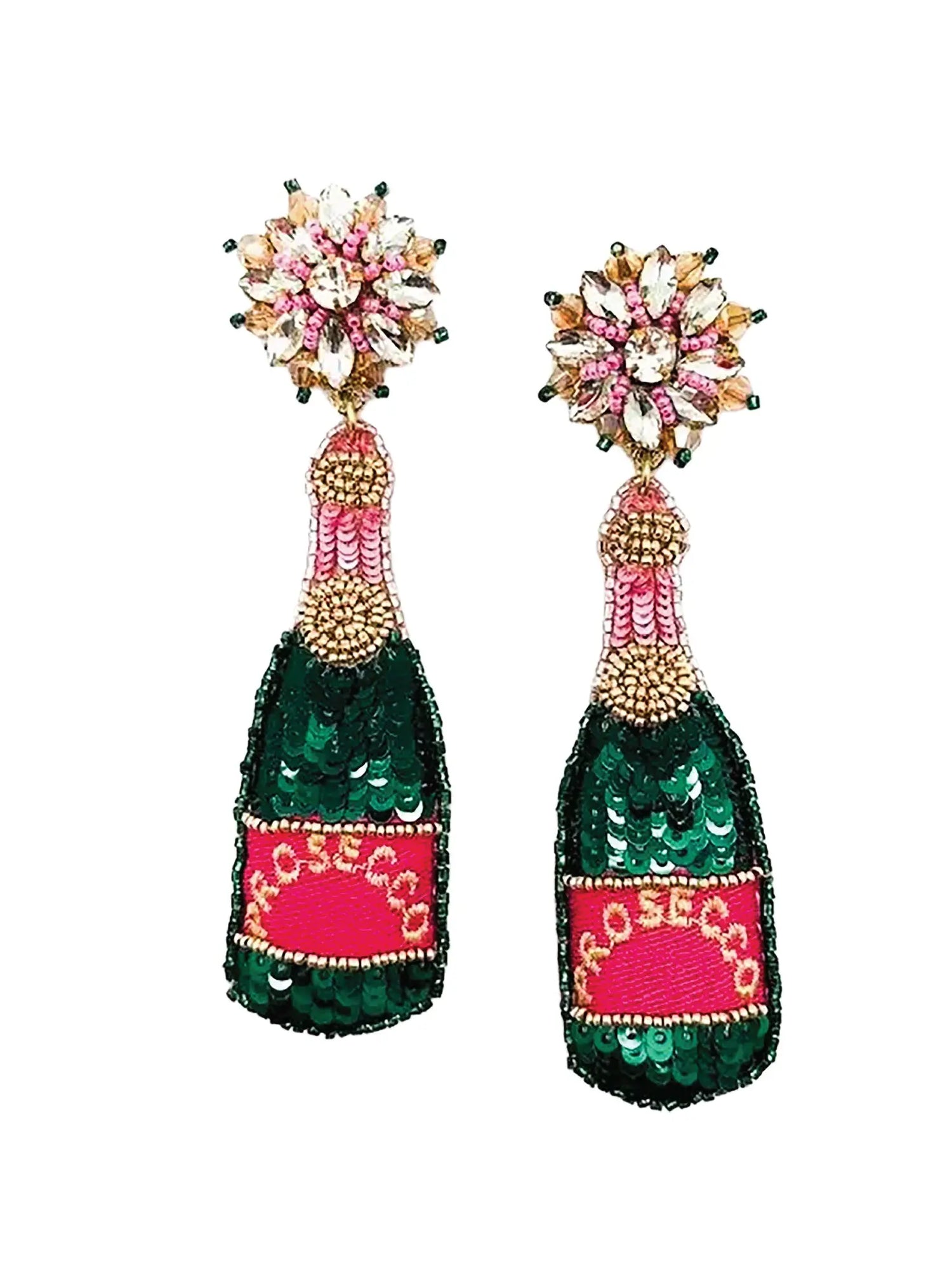 "Italian Sparkle" Prosecco Earrings