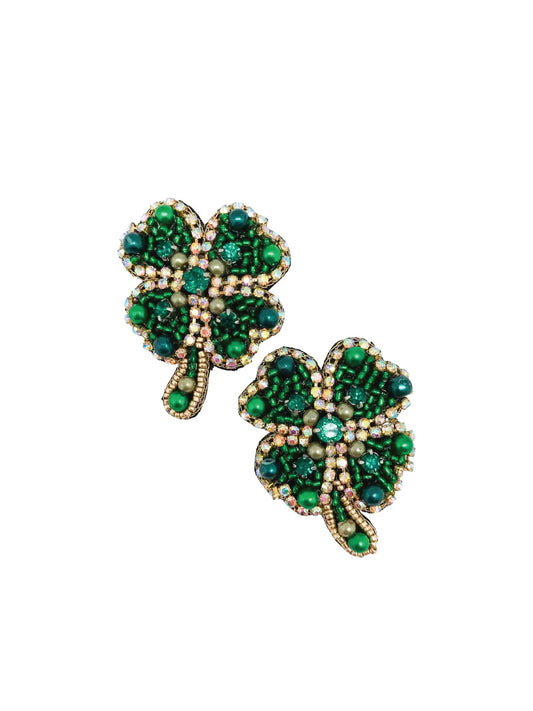 "Lucky Charm" Shamrock Earrings