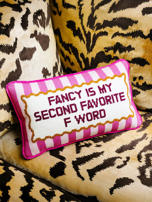 Fancy Needlepoint Pillow