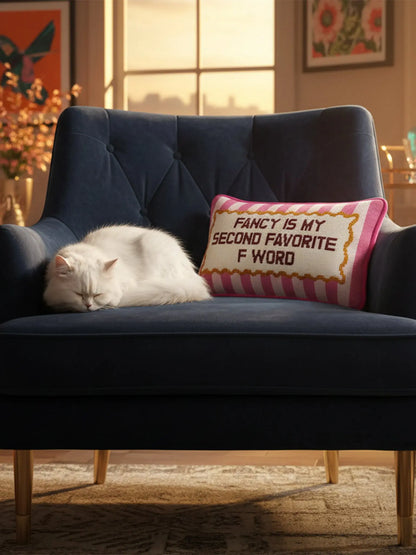 Fancy Needlepoint Pillow