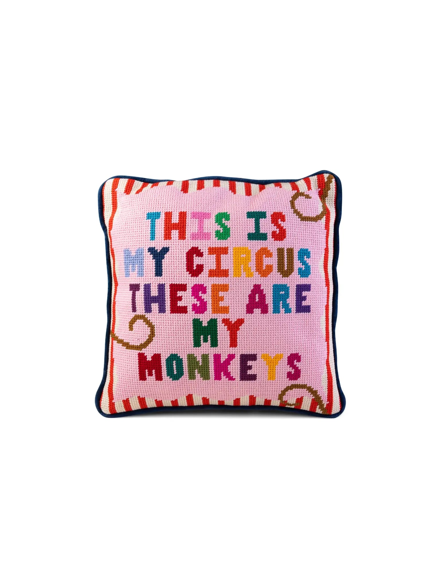 My Circus Needlepoint Pillow