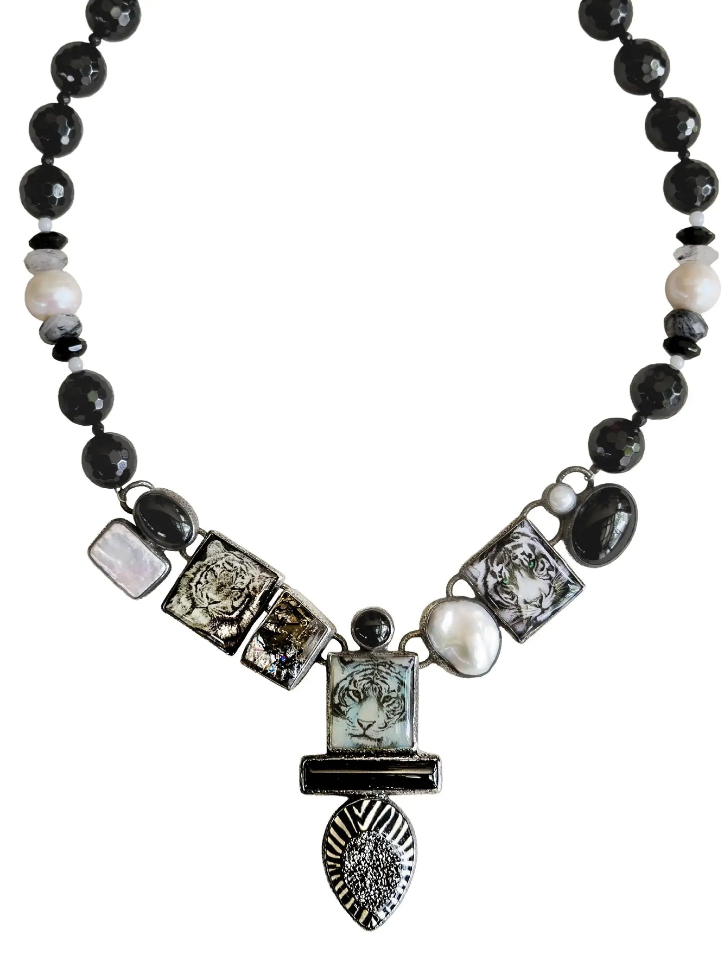 Tiger Nights Statement Necklace (20-Inch)