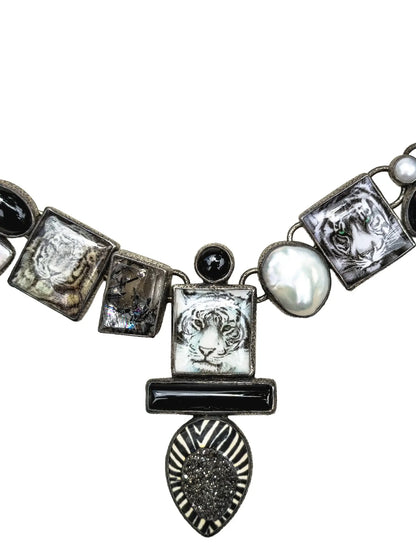 Tiger Nights Statement Necklace (20-Inch)