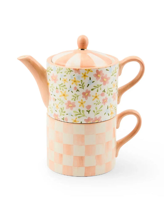 Posie Patch Ceramic Tea For Me