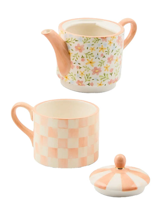 Posie Patch Ceramic Tea For Me