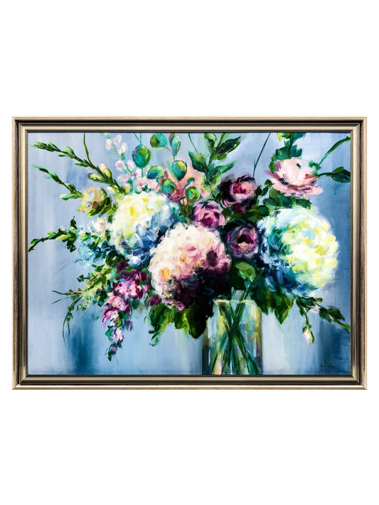 Good Time - Acrylic Painting with Lush Blooms