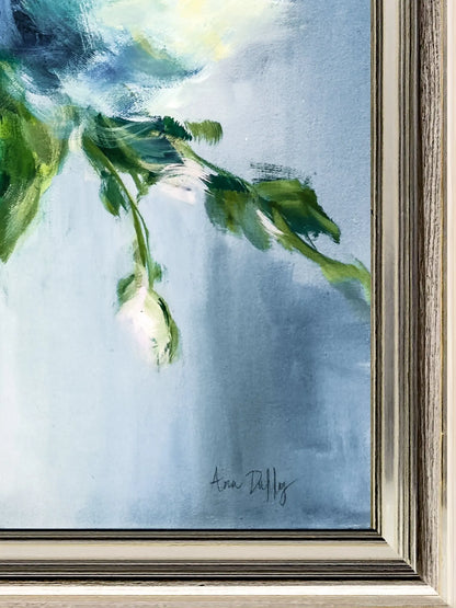 Good Time - Acrylic Painting with Lush Blooms